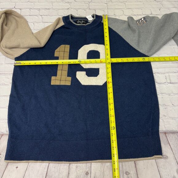 Vintage Sean John Men Embroidered Knit Sweater Size XXL 2XL Hip Hop Y2K D051 -3 - Picture 2 of 16